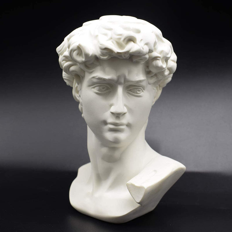 - Statua in Resina Del David, Scultura Decorativa per Librerie E Uffici, Realizzata a Mano, 15 Cm, Decorazione Artigianale per La Casa, Regalo per Gli Amici