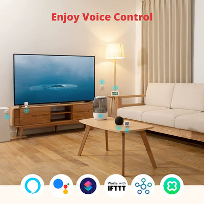 Hub Mini Smart Remote - Dispositivo IR, Collegamento a Wi-Fi, Controllo Del Condizionatore D'Aria, Compatibile Con Alexa, Google Home, Homepod, IFTTT