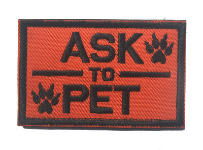 Pet Embroidery Velcro