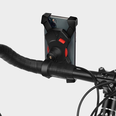 Supporto Telefono Bicicletta Universale Motociclo Manubrio Supporto Cellulare per Monopattino Elettrico Con 360 Rotazione per 3,5-6,5 Pollici Smartphone