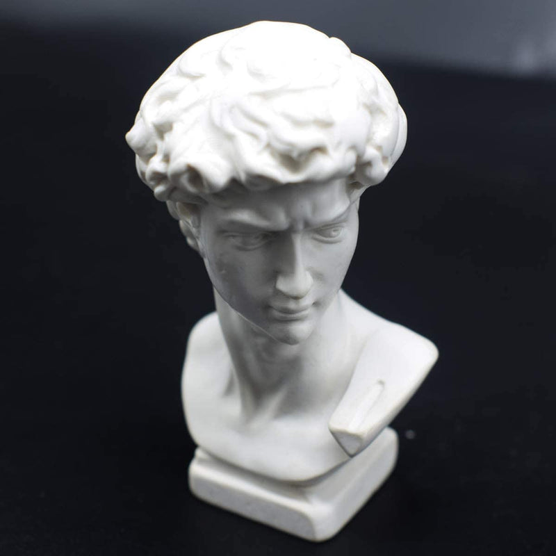 - Statua in Resina Del David, Scultura Decorativa per Librerie E Uffici, Realizzata a Mano, 15 Cm, Decorazione Artigianale per La Casa, Regalo per Gli Amici