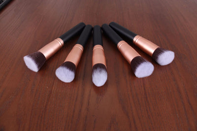 14Pcs Wood Handle Makeup Brush Set