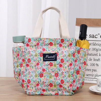 New Canvas Large Lunch Bag Lunch Box Bag Tote Bag