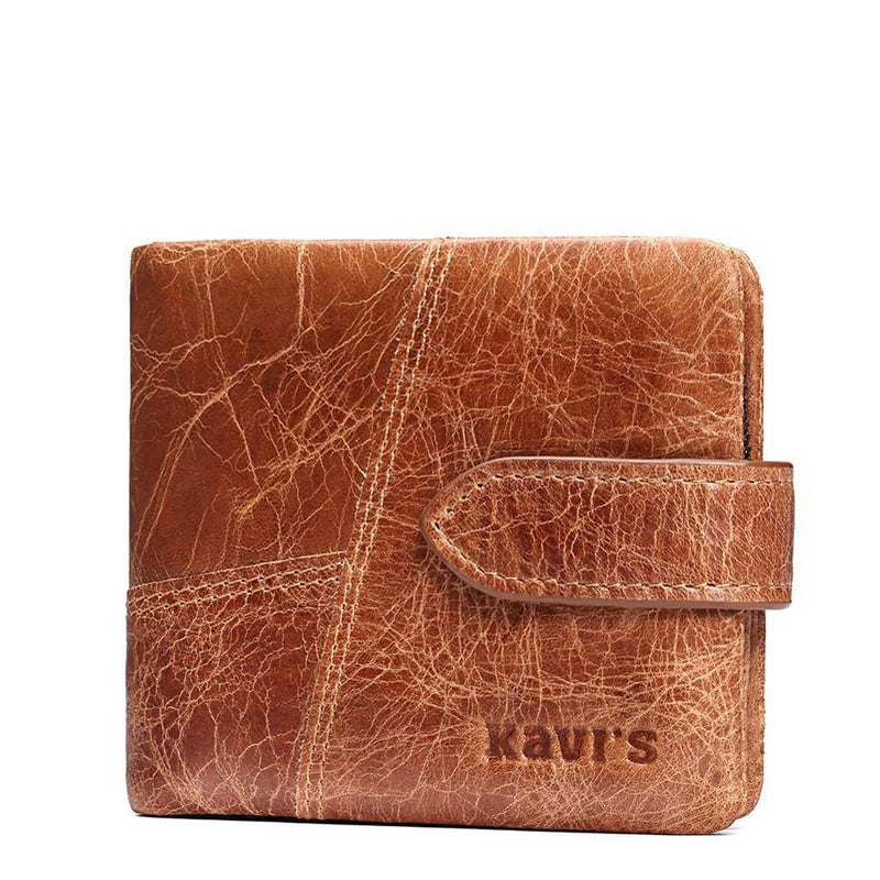 KAVIS Genuine Leather Women Wallet Female Long Clutch Lady Walet Portomonee Rfid Luxury Brand Money Bag Magic Zipper Coin Purse