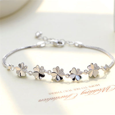 Four-Leaf Clover Bracelet