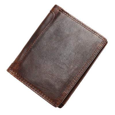 Men'S Business Vintage Leather Wallet