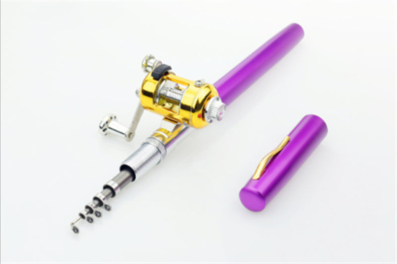 Mini Ice Fishing Rod Pocket Raft Rod Portable Gift Fishing Rod