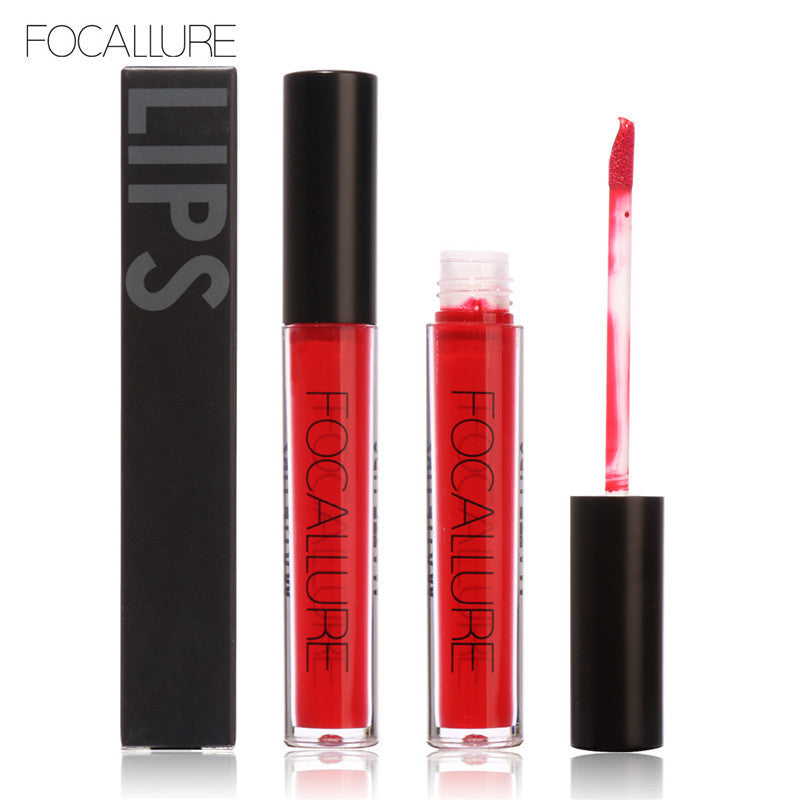 Waterproof Matte Liquid Lipstick with Moisturizing Action Smooth Lip Stick Long-Lasting Lip Gloss Cosmetic Make-Up