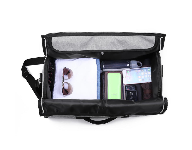 Travel Bag Brand Men 2 in 1 Garment Bag High-Capacity Multi-Function Foldable Nylon Duffle Bags Suit Busines Trip Shoulder Bag