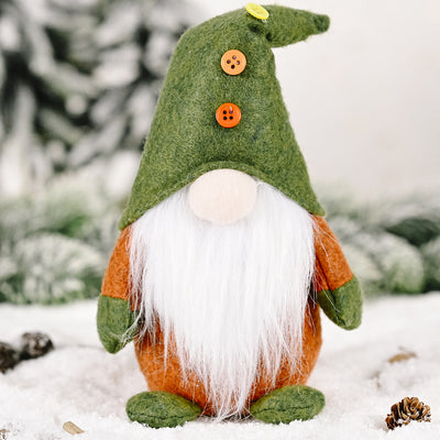 Snowflake Knitted Hat Forest Old Man Doll Ornaments