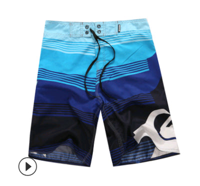 Beach Pants Men'S Quick-Drying Surf Pants, Summer Men'S Casual Travel Spa Shorts