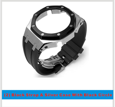 Tape Strap Metal Case Watch Accessories