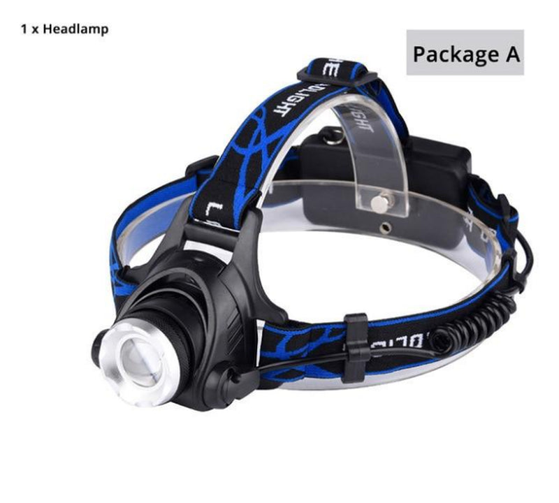 USB Charging Built-In Smart Sensor Head-Mounted Outdoor Fishing Headlight