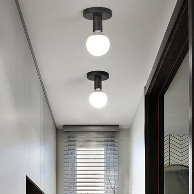 Bulb Ceiling Light Creative Simple Balcony Porch Aisle