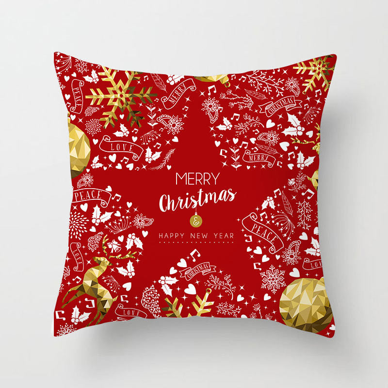 Christmas Linen Pillowcase