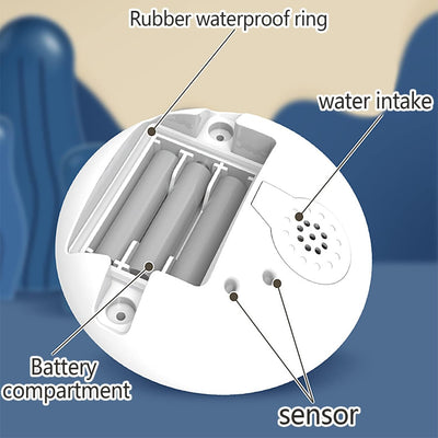 Giocattoli Da Bagno per Bambini, Giocattoli Da Bagno Galleggianti, Spruzzo D'Acqua Giocattoli per Vasca Da Bagno Con Luce, Bagno Giocattolo Galleggiante per Ragazzi Ragazze (Balena)