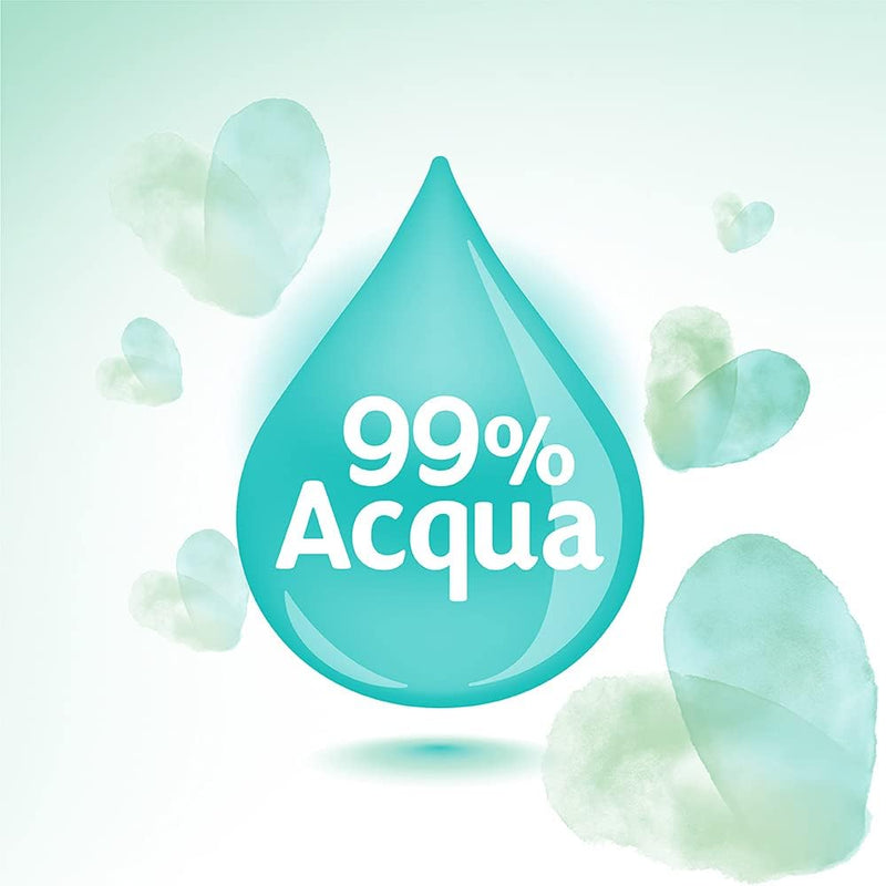 Acqua Pura (Naturello) Salviette Delicate, 9 Confezioni Da 52 Pezzi, 468 Salviette