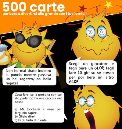 Giochi Alcolici - Probabilmente I Migliori Giochi Da Tavolo Adulti - Giochi per Bere in Italiano - Giochi Di Società per Feste - Gioco Di Carte - Drinking Game - Regali Divertenti - Idee Regalo