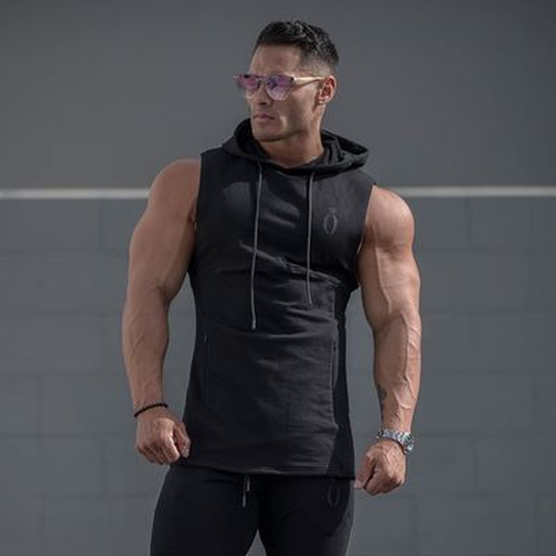 Hooded Vest Sports Vest