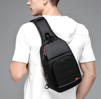 Men'S Chest Bag Outdoor Leisure Shoulder Bag