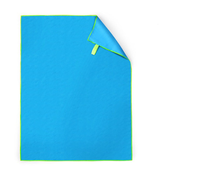 Microfiber Double-Sided Fleece Quick-Drying Portable Swimming Towel with Strap