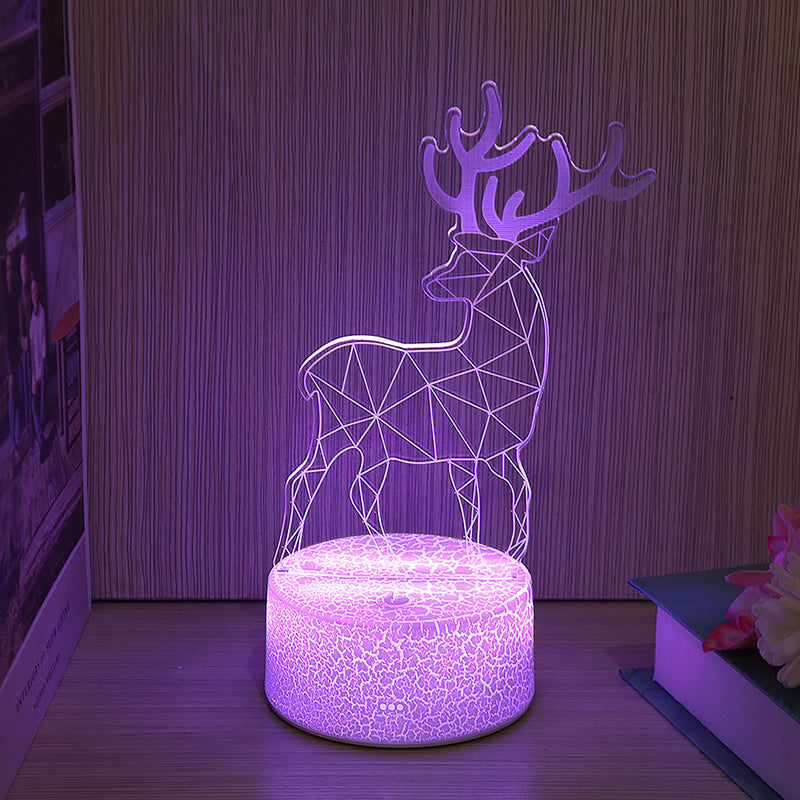 Led Colorful Remote Control Touch Bedside Lamp