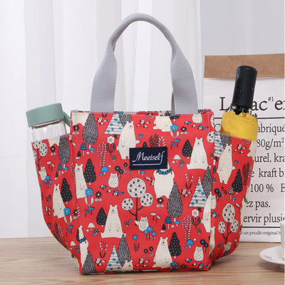 New Canvas Large Lunch Bag Lunch Box Bag Tote Bag