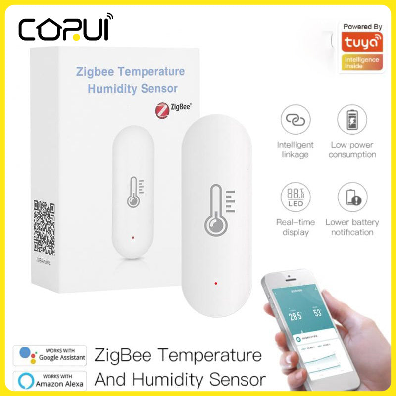 Doodle Zigbee Hygrograph Wifi Smart App Remote Aleax Voice Control