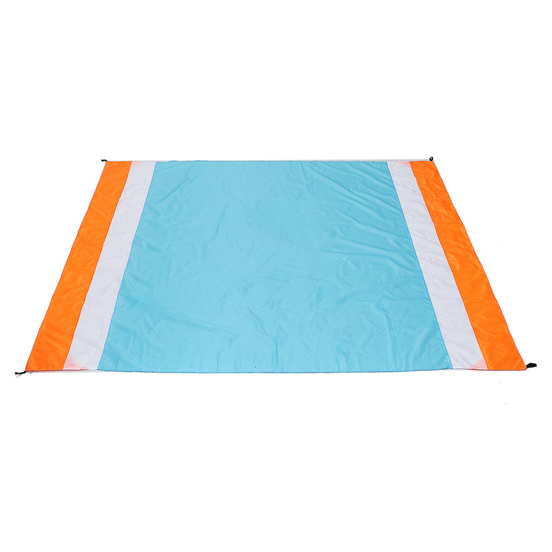 200X210Cm Beach Mat Sand Free Blanket Waterproof Picnic Pad Oversize Sunshade Canopy Outdoor Camping Travel