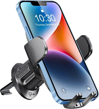 Porta Cellulare Auto [2022 Gancio Aggiornato], 360° Di Rotazione Supporto Cellulare Auto Bocchette Dell'Aria, Porta Telefono Auto Compatibile Con Iphone 14 PRO Max E Altro 4-7” Smartphone