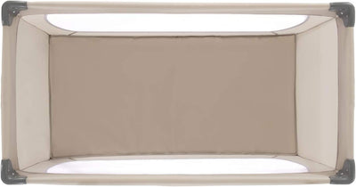 Lettino Da Viaggio Dream N Play - Culla Neonato Fino a 15Kg - Letto Pieghevole 60X120Cm - Box Bambini Leggero Con Borsa Inclusa - Beige