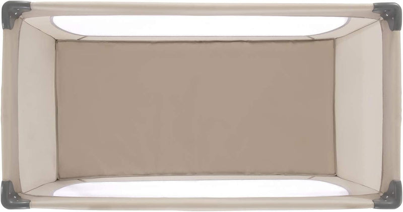 Lettino Da Viaggio Dream N Play - Culla Neonato Fino a 15Kg - Letto Pieghevole 60X120Cm - Box Bambini Leggero Con Borsa Inclusa - Beige