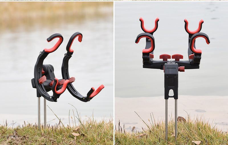 360 Degree Adjustable Fishing Pole Holder Universal Fishing Foldable Bracket Sea Lake Fish Rod Rack Stand Fishing Accessories