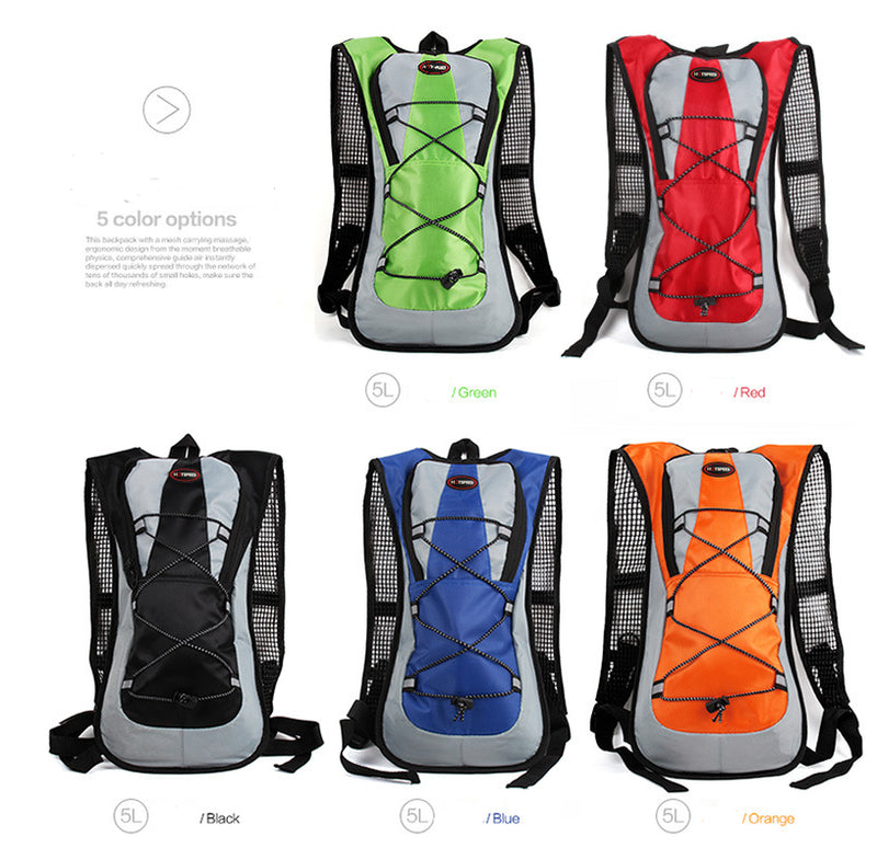 The New Outdoor Sports Backpack Running Off-Road Riding Shoulder Bag Bag and Lightweight Waterproof Factory Direct