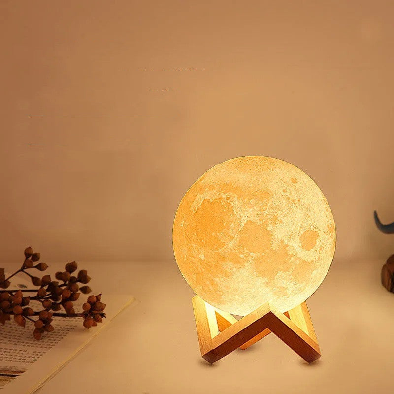 3D Printing Moon Night Table Lamp Chinese Valentine&