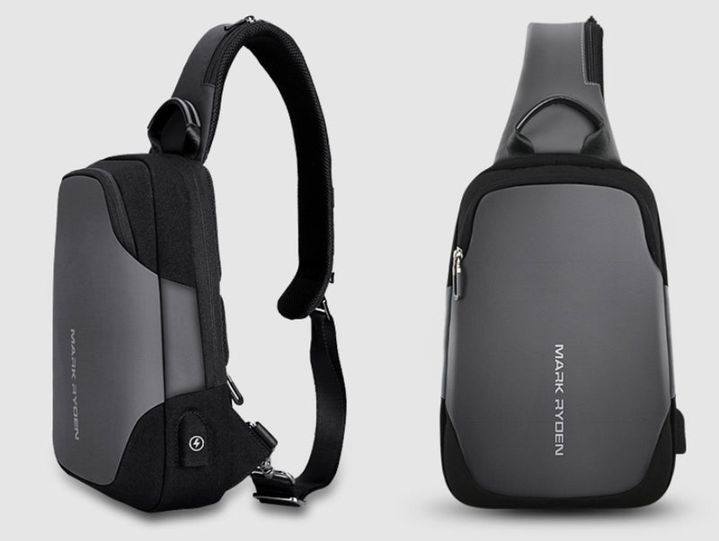 Chest Bag USB Anti-Theft Men&