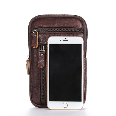 Men'S Mobile Phone Bag, Wear Belt, Outdoor Sports, One-Shoulder Small Bag