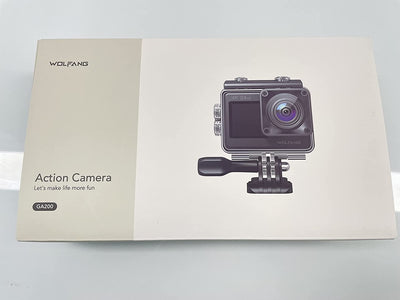 Dual Color Screen Action Cam GA200 4K 24MP Wifi Fotocamera 40M Impermeabile Subacquea Videocamera Casco Anti-Shock Con Telecomando 2.4G, Caricabatterie, Batterie 2X1050Mah E Accessori