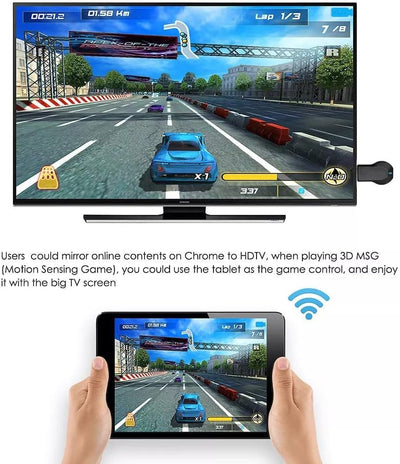 Adattatore Display HDMI Wireless 1080P,Wifi Dongle Ricevitore,Wifi Display Dongle Stick Compatibile Con Ios/Android/Samsung/Iphone/Ipad, Supporto Dlna/Airplay Mirror/Miracast/Ezcast