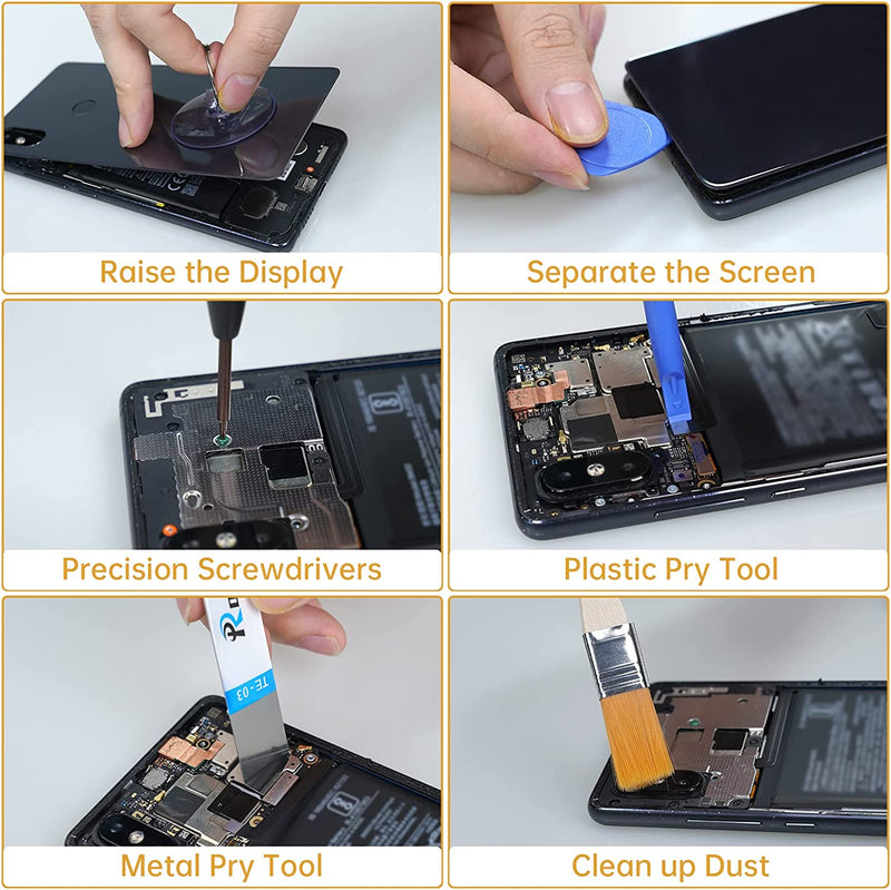 30 in 1 Kit Di Strumenti Di Riparazione Del Telefono, Strumenti Di Riparazione Elettronica 8 Cacciaviti Magnetici E Strumenti Di Apertura Della Leva, Adatto per Phone, Tablet, Occhiali