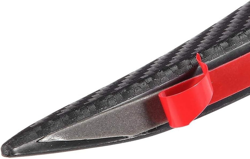 Aletta Paraurti - 6 Pezzi in Fibra Di Carbonio Texture Paraurti for Auto Canard Splitter Diffusore Valence Spoiler Lip