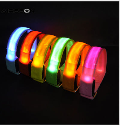 Factory Direct Supply Illuminated Arm Band LED Running Equipment Safety Arm with Outdoor Products Batch