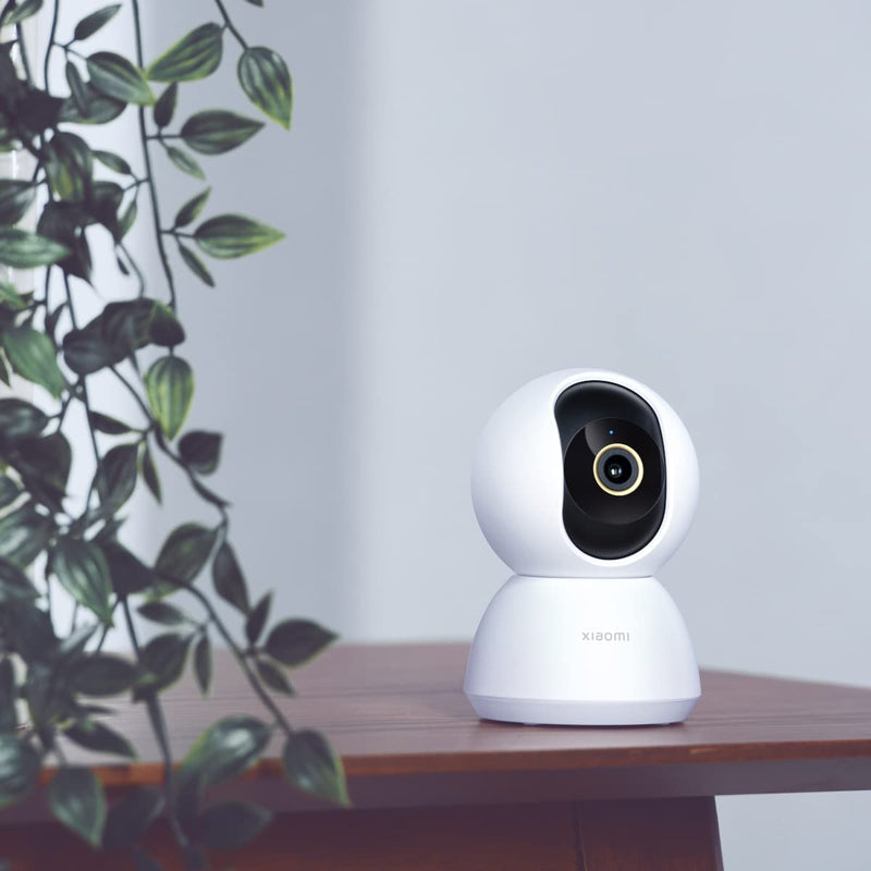 Smart Camera C300, Qualità 2K, Apertura F1.4, Lenti 6P, Visione Notturna LED Infrarossi, Visi