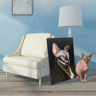 Personalized Pet Canvas Portrait Image Nordic Wall Art Picture