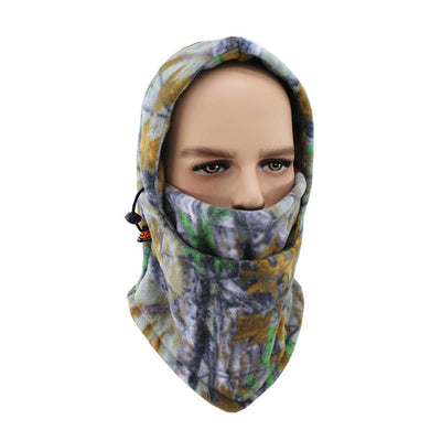 Outdoor Camouflage Multifunctional Fleece Hood