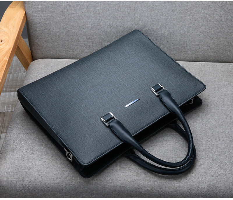 A One-Shoulder Cross-Slung Male Business Briefcase