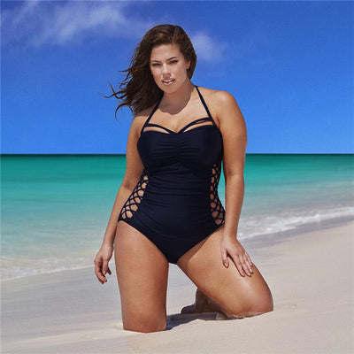 Plus Size Fat One-Piece Swimsuit