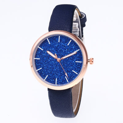 Fashion Women Romantic Starry Sky Wrist Watch Casual Rose Gold Steel Mesh Belt Rhinestone Watch Relogio Feminino