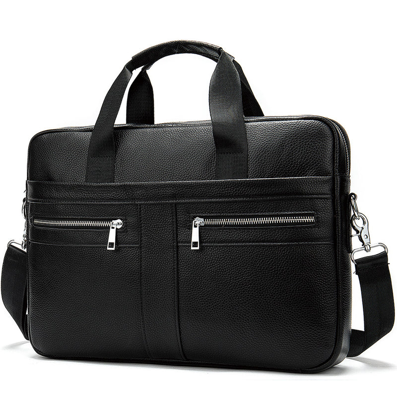 Business Leather Briefcase Men&