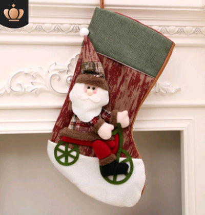 Christmas Decorations Santa Claus Socks Christmas Tree Pendant Christmas Socks Gift Bag Christmas Bag